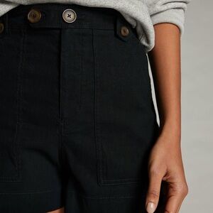 Maeve by Anthropologie Women’s Classic High-Rise Shorts Size 10 Linen